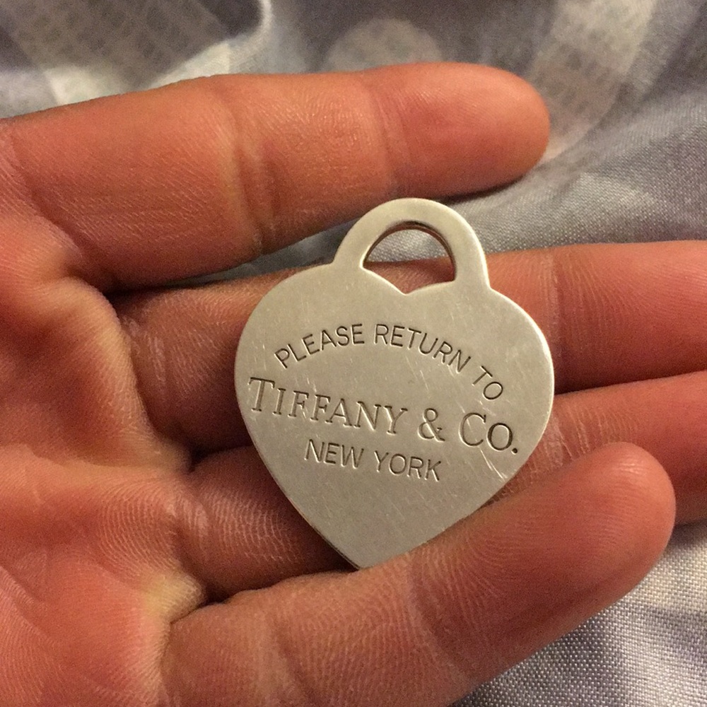 Tiffany an co large heart charm